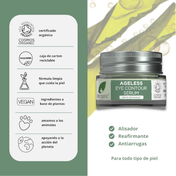 Dr. Organic Contorno Ojos Algas Marinas Siempre Joven 15 Ml