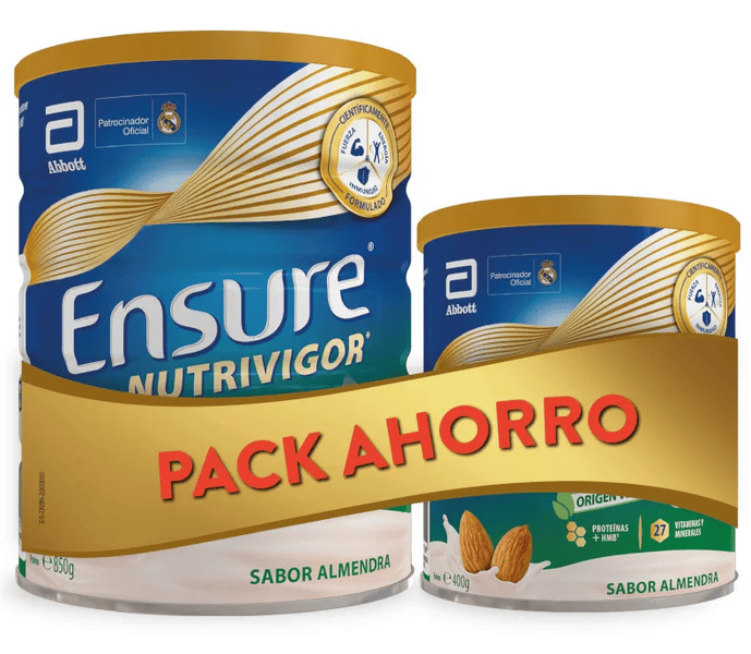 Ensure Ensure® Nutrivigor Origen Vegetal Almendra (Pack Ahorro) 850G + 400G - Imagen 3