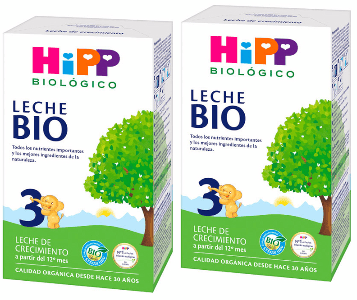 HIPP Leche Biológica Crecimiento 3 +12m 2x500 gr