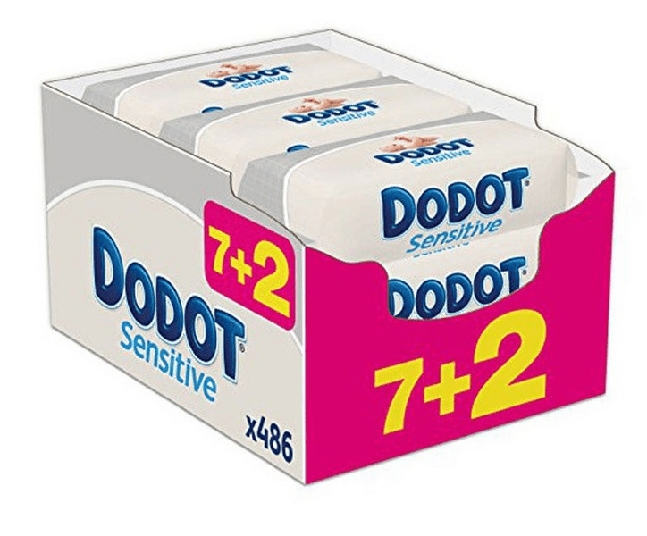 Dodot Sensitive Toallitas Recambio 486 uds