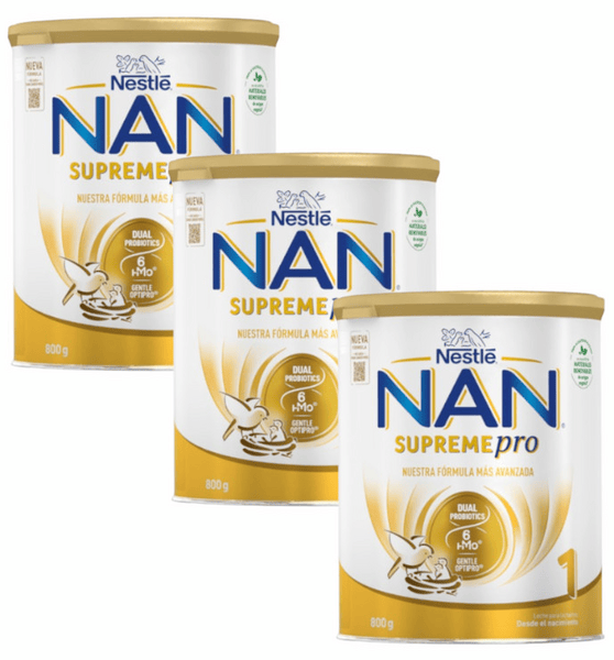 Nestlé Nan Supreme Pro 1 Leche de Inicio 3x800 gr