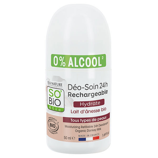 So'Bio Étic Déo-Soin Déodorant Hydrate Lait d'Anesse Bio 50ml 3