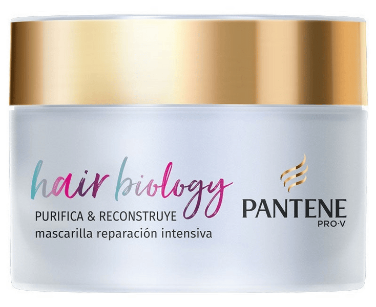 Pantene Mascarilla Purifica y Reconstruye Hair Biology 160 ml