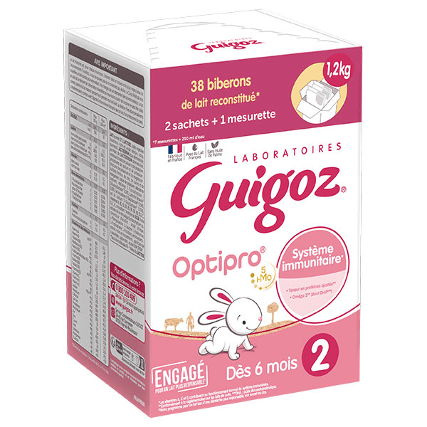 Guigoz® Lait Infantile 2ème Âge +6m 1200g 4