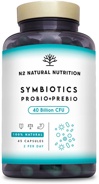 N2 Natural Nutrition Probióticos Y Prebióticos 45 Cápsulas