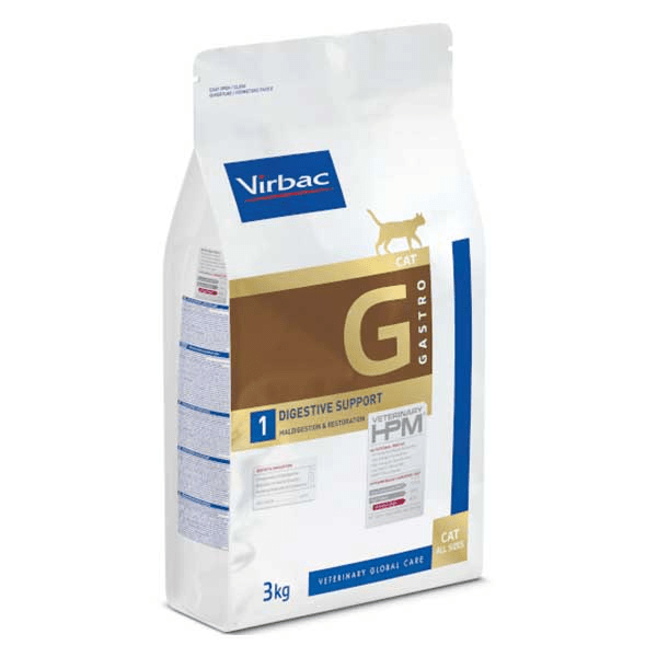 Veterinary hpm Diet Chat Gastro Digestive Support Maldigestion Croquettes 3kg 2