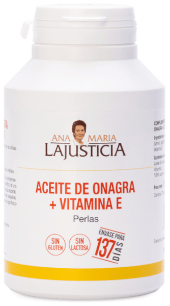 Ana Maria Lajusticia Aceite de Onagra + Vitamina E 275 Perlas