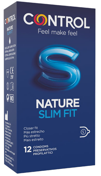Control Nature Slim Fit Preservativos 12 Unidades