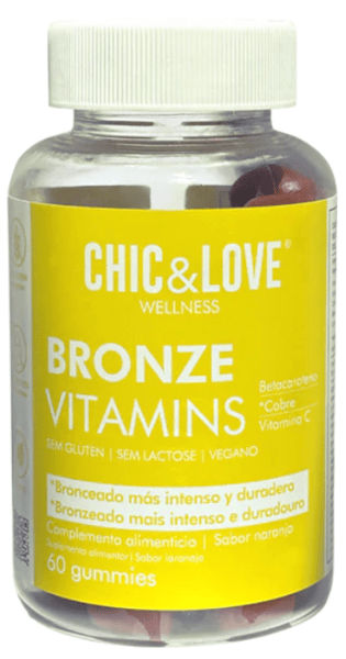 Chic&Love Wellnes Bronzer Vitamins B 60 Gummies