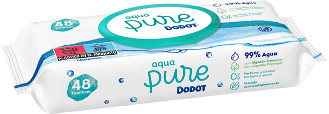 Dodot Toallitas Aqua Pure 3x48 Unidades