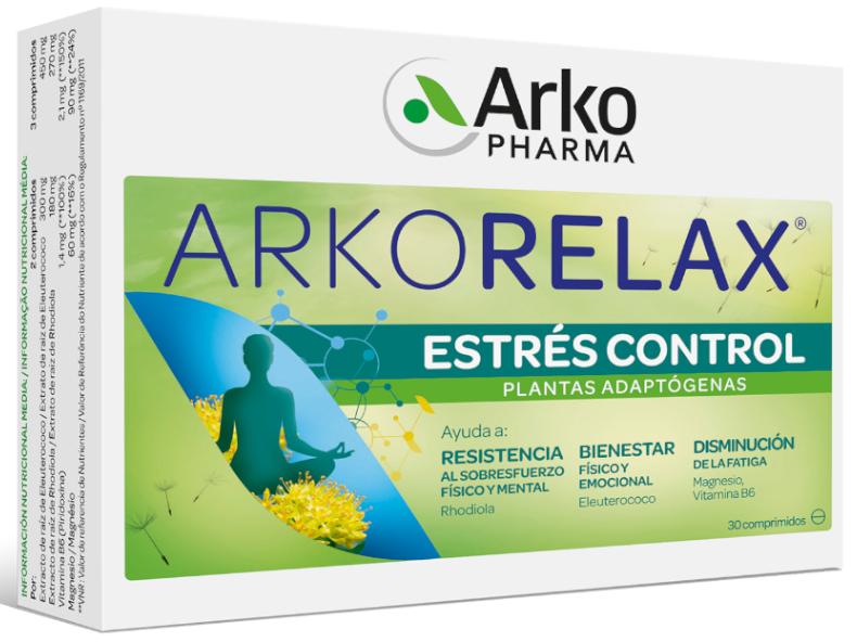 Arkorelax Estrés 30 Comprimidos Arkopharma