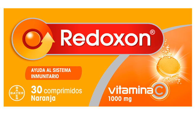 Redoxon Vitaminas Defensas Sabor Naranja 30 Comprimidos Efervescentes