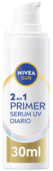 Nivea Sun 2en1 Primer Sérum UV Diario Protección Facial SPF50+ 30 ml