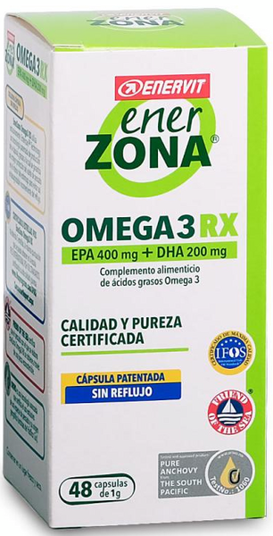 Enerzona Omega 3 Rx 48 Cápsulas 1 Gr