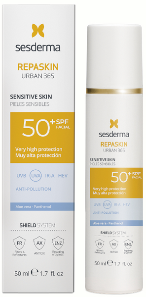 Sesderma Repaskin Urban 365 Pieles Sensibles SPF50+ 50 Ml