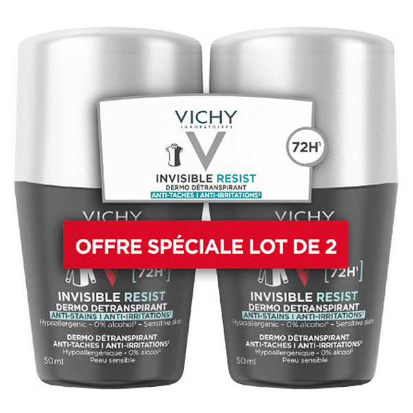 Homme Dermo-Détranspirant Invisible Protect 72H Lot de 2 x 50ml 4