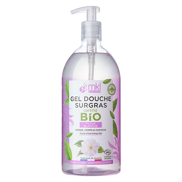 Gel Douche Surgras Fleur Blanche Bio 1L 3