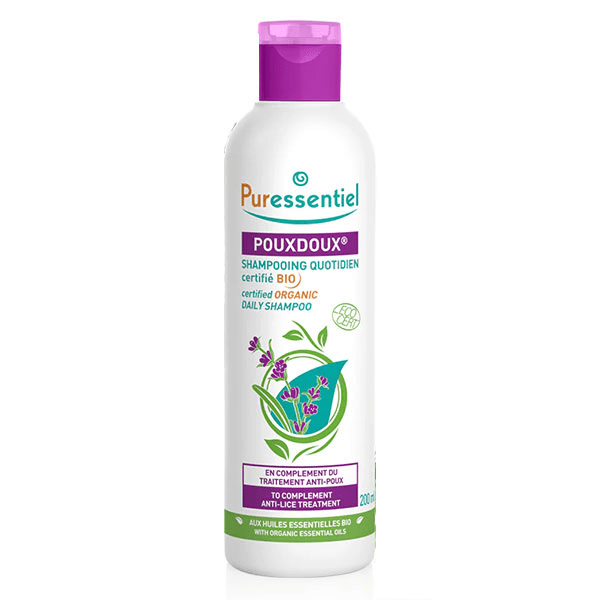 Anti-Poux Pouxdoux Shampoing Quotidien Certifié Bio 200ml 4