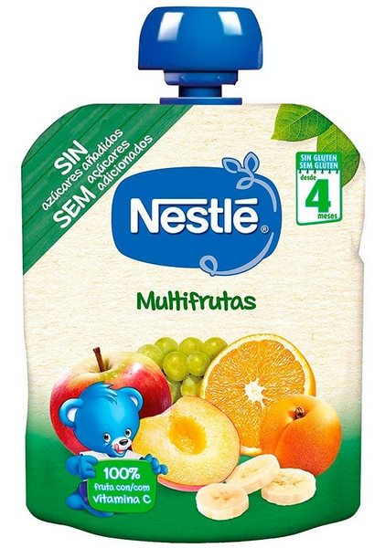 Nestlé Bolsita Multifrutas +4m 90 Gr