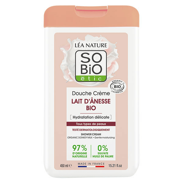 So'Bio Étic Douche Crème Lait d'Ânesse Bio 450ml 2