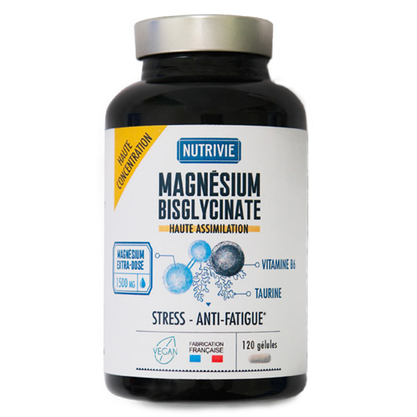 Magnesium Bisglycinate Haute Assimilation 120 gélules