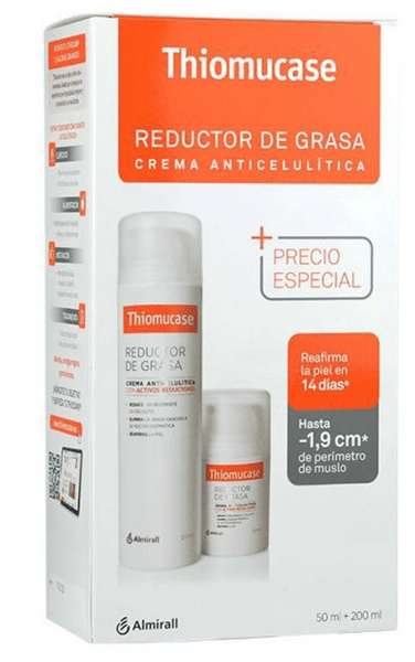 Thiomucase Reductor de Grasa pack 200ml + 50ml Regalo