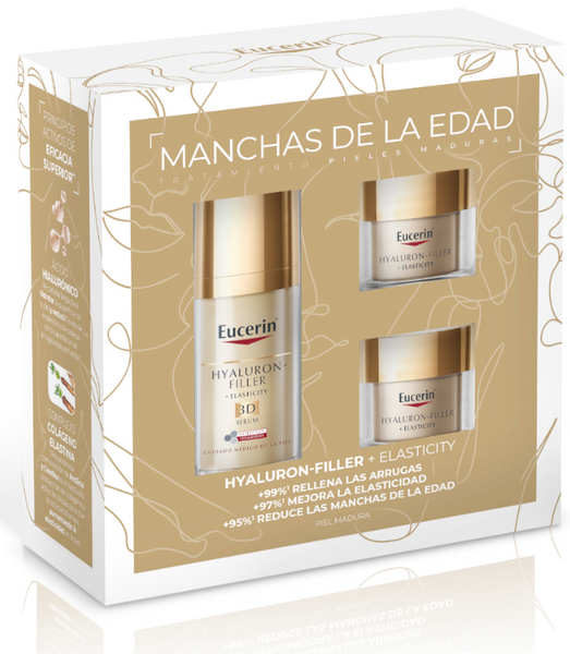 Eucerin Elasticity Sérum 3D 30 Ml + Crema Día 20 Ml + Crema Noche 20 Ml