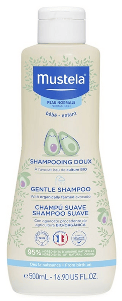 Mustela Champú Suave con Aguacate Bio 500 ml