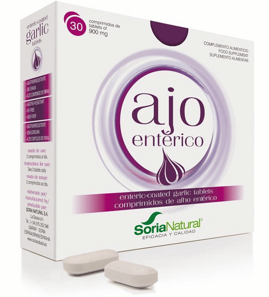 Soria Natural Ajo Entérico 30 Comprimidos