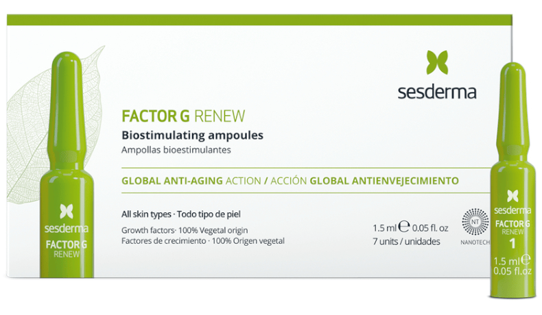 Sesderma Factor G Renew Ampollas Biostimulantes 7X1,5 Ml 10,5 Ml - Imagen 4