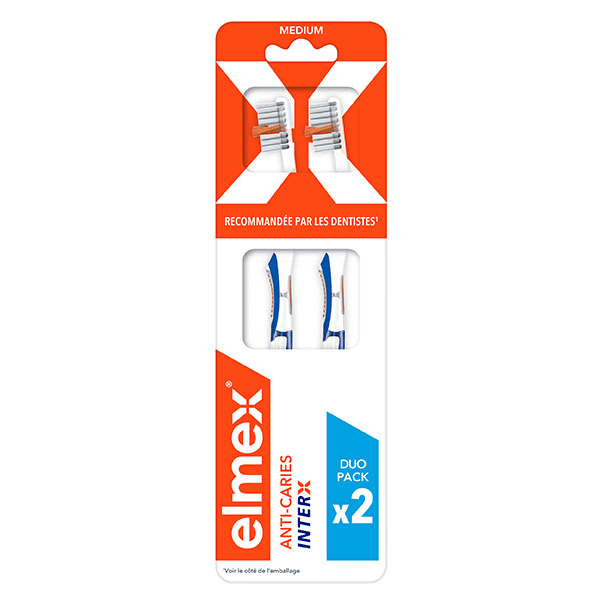 Inter X Duo Pack Brosse à Dents Medium Pack de 2 4
