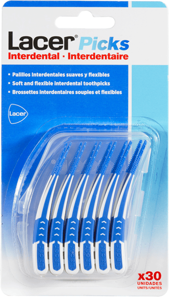 Lacer Picks Palillos Interdentales 30 Uds