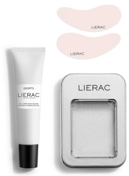 Lierac Diopti Gel Corrector De Bolsas 15 Ml + Parches