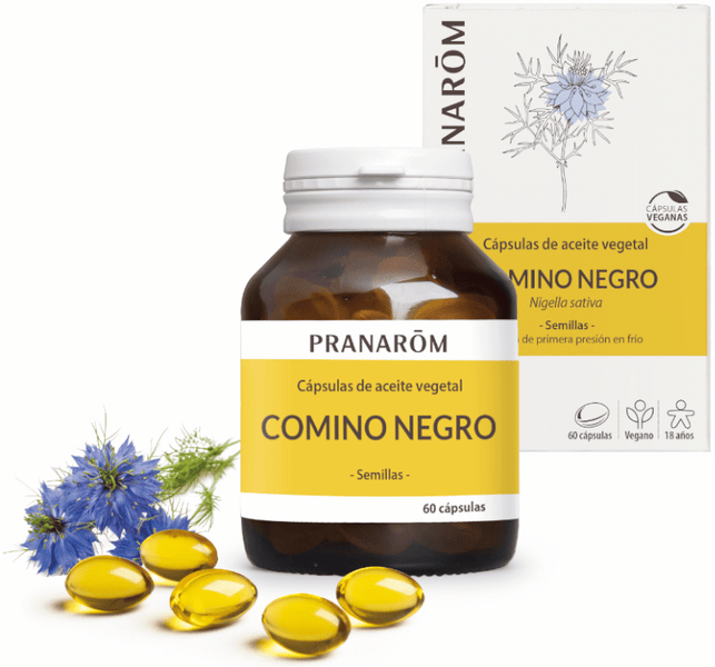 Pranarôm Negro Caps De Aceite Vegetal Comino 60 Caps - Imagen 3