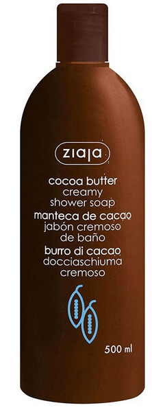 Ziaja Jabón Cremoso de Baño Manteca de Cacao 500 ml