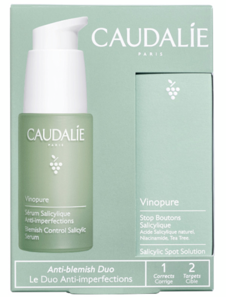 Caudalie Vinopure Sérum Salicílico 30 Ml + Stop Granos Salicílico 15 Ml