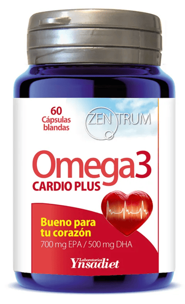 Ynsadiet Zentrum Cardio Plus Omega 3 60 Cápsulas