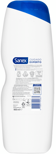 Sanex Cuidado Experto Pro Hydrate Gel De Ducha Biome Piel Muy Seca 900 Ml
