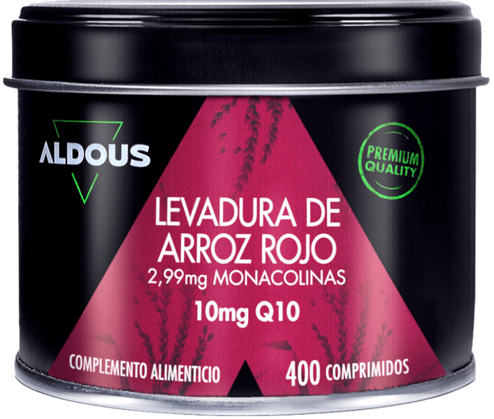 Aldous Bio Rojo Aldous Levadura De Arroz Con Coenzima Q10 400 Comprimidos