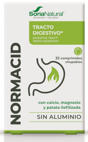 Soria Natural Normacid Tracto Digestivo 32 Comprimidos Chupar
