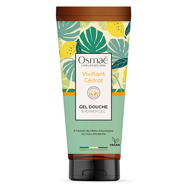 OSMAE Gel douche vivifiant cédrat 200ml 2