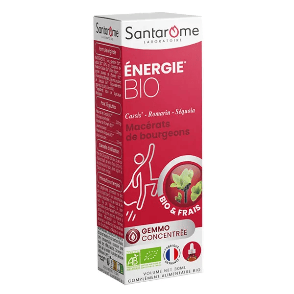 Santarome Energie Bio Macérat de bourgeons Fatigue & Vitalité 30 ml