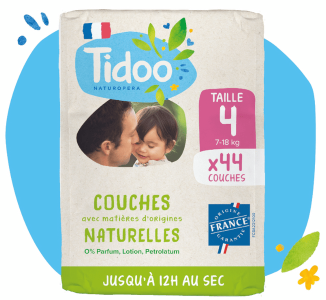 Tidoo Nature Pañales Talla 4 44 uds