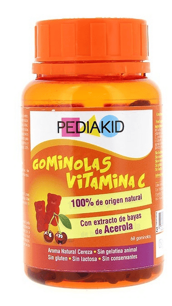 Pediakid Cereza Gommes Vitamina C (Cereza) 60 Gominolas - Imagen 3