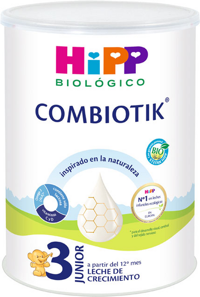 HiPP Combiotik Leche Biológica 3 Crecimiento +12m  800g
