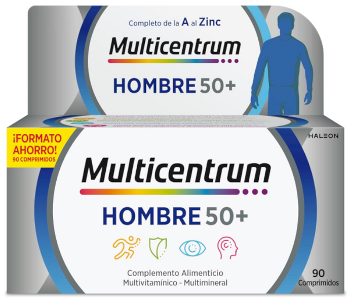 Multicentrum Hombre 50+ 90 Comprimidos