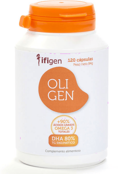 Ifigen Oligen Dha 80% TG Enzimático 120 Cápsulas