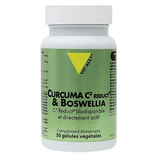 Curcuma C3 Reduct® & Boswellia C3 Reduct® hautement biodisponible 30 gélules végétales 2