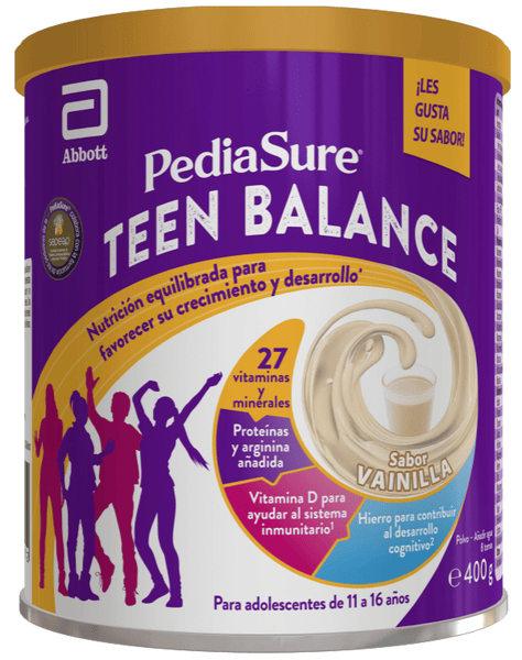 Pediasure Teen Balance de 11-16 años Vainilla 400 gr