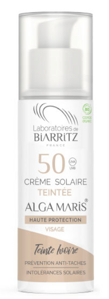 Laboratoires De Biarritz Alga Maris Crema Color Marfil SPF50 50 Ml